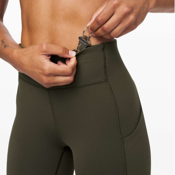 Lululemon Speed Up Tight 31" Dark Olive size 6 - Picture 2 of 8